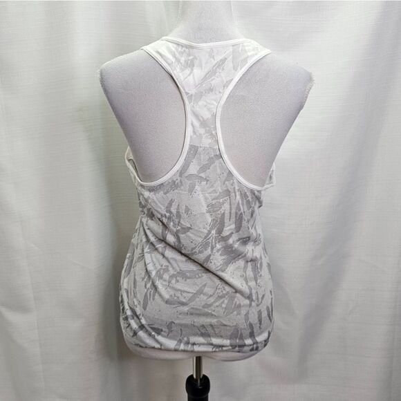 Fabletics White and Gray Alexis Burnout Racerback Tank Size XXS (0-2) - Picture 8 of 11